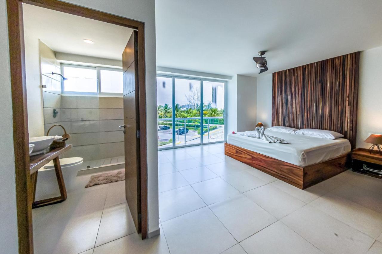 Beachfront Luxury Apartments Cancun Bagian luar foto